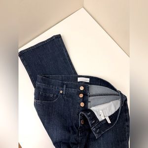 LOFT High Rise Flare Jeans